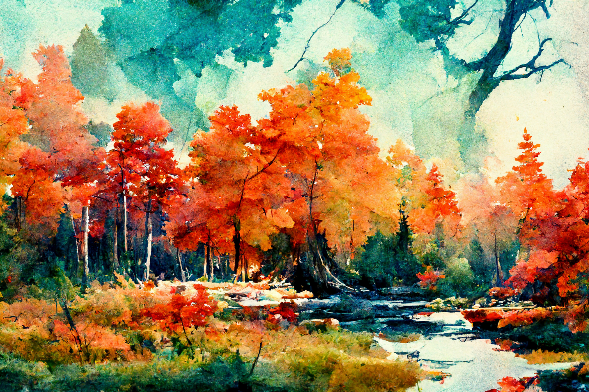 الرسم بالألوان المائية